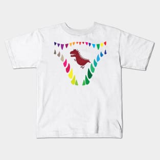 Smiling Dinosaur Teeth (with Dinosaur Inside) Kids T-Shirt